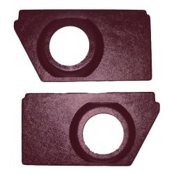 Modern Speaker Panel Set 4" 1600 Maple Red