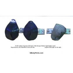 81-88 Oldsmobile Rubber Bumper Parking / Turn Light Water Seals / Shields