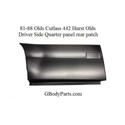 1981-88 Cutlass Quarter Panel Rear Patch Panels