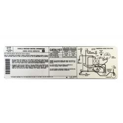 1983 Buick Regal Grand National 3.8L Engine Emissions Decal