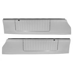 83 Monte Carlo SS Show Quality Upper Door Panels - White Vinyl