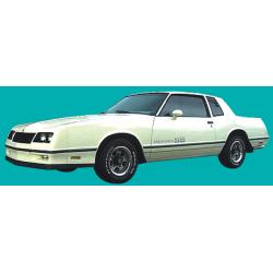 1983-84 MONTE CARLO SS Exterior Decals