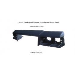 1981-87 Grand National Reproduction Header Panel
