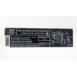 1984 Turbo Buick 3.8L Engine Emissions Decal 25518317