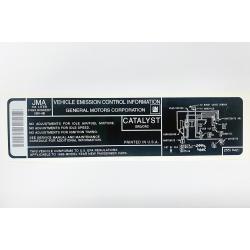 1985 Turbo Buick 3.8L Engine Emissions Decal 25519421