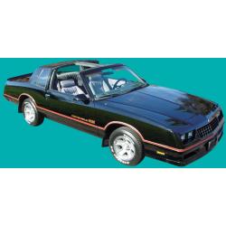 1985-86 MONTE CARLO SS Exterior Decals