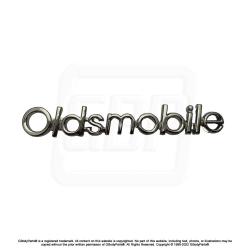 87-88 Cutlass "OLDSMOBILE" Header Panel Script Emblem - Adhesive Backed