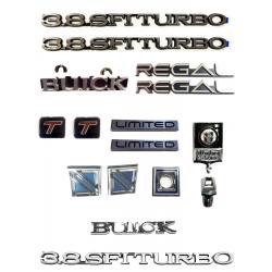 1987 Turbo T REGAL LIMITED EMBLEM KIT