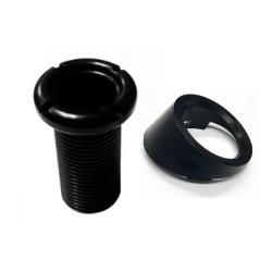 1982-1992 Camaro/Firebird Power Antenna Nut / Bezel Combo (Black)