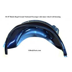 81-87 Buick Regal Grand National Inner Rear Wheel Houses