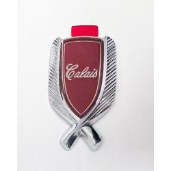1978-88 Cutlass "Calais" Script Sail Panel Emblem, Red