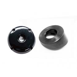 82-92 Camaro/Firebird Manual Antenna Bezel and 4 Point Black Nut Combo