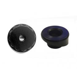 1978-92 Chevrolet Impala Caprice Manual Antenna Bezel and 12 Point Black Nut Combo