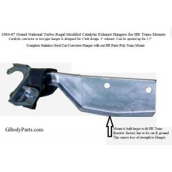 Complete Stainless Steel Cat Convertor Hanger- NO TRANS MOUNT