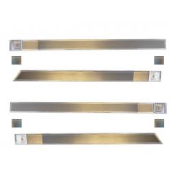 84-87 Turbo Buick door panel escutcheon trim kit, brushed gray