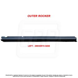78-88 G-Body OUTER ROCKER PANEL - Driver's Side LH