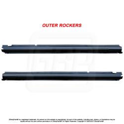 78-88 G-Body Outer Rocker Panel - LH & RH PAIR