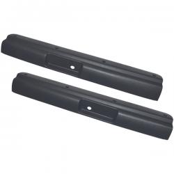 T-Top Interior Trim Plastic Non-Locking Set 1598 Med Dark Gray