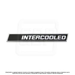 86-87 Turbo Regal Grand National "INTERCOOLED" Emblem Correct OE w/ Cloisonné