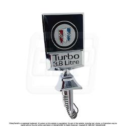 84-87 Regal T-Type Turbo 3.8 Litre Header Panel Hood Ornament Emblem