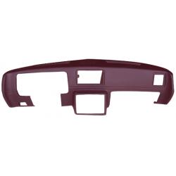 1978-1980 Padded Dash Molded Cover with Center Speakers 1600 Maple red