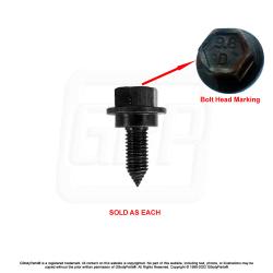 78-88 A & G-Body Models - Specific Design Lower Hood Hinge Shoulder Bolt - EACH