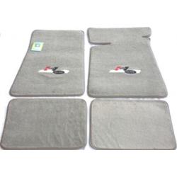 83-84 Hurst Olds Logo 316 Floor Mats Sand Color Gray