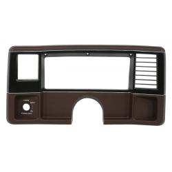 86-88 Monte Carlo / El Camino Dash Instrument Face Plate Dark Claret w/Silver Stripe