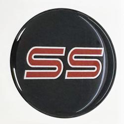 Chevrolet Monte Carlo, El Camino, Malibu SS Red Domed Center Cap Inlay Decal Red Each
