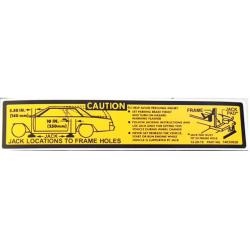 Jack Use Caution Decal Sticker
