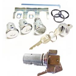 GBody Chrome keyed locks with Chrome ignition switch