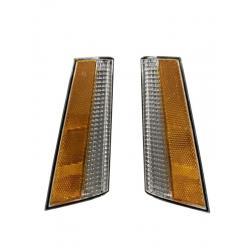 78-79 Malibu/El Camino Front Turn Signal Header Panel Marker Light Lens Clear with Amber