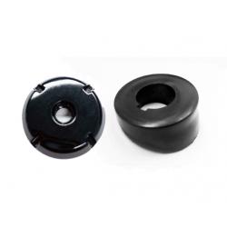 El Camino / Malibu Manual Antenna Bezel and 4 Point Black Nut Combo