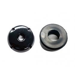 81-88 Olds Cutlass Manual Antenna Bezel and 4 Point Black Nut Combo