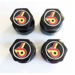 Grand National Power 6 Center Cap Inlay, Color, with Hex Center Cap Set with snap ring (set of 4)