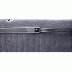 1987 Turbo T  Door Strap Cover Decal Set - "T" silver