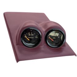 2 Gauge Console Race Pod 1600 Maple Red