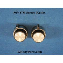 Stereo Volume and Station Knobs