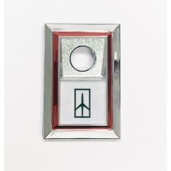 1981-88 Oldsmobile Cutlass Rocket Trunk Lock Emblem Bezel Replaces GM 20196929