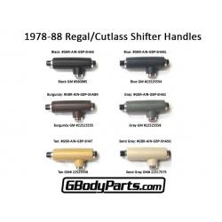 78-88 Olds Cutlass Complete Shifter handle assembly Gray