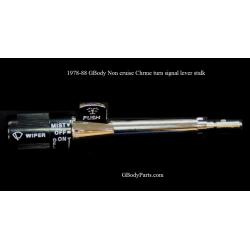 78-88 Gbody Non-Cruise Chrome Turn Signal Stalk