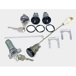 Grand National UA6 Full Alarm Key Lock Set (Ignition Switch with Keys Door, Trunk and Glove Box)