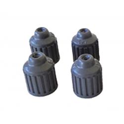 Gray Valve Stem Caps