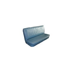 Chevrolet Truck 1973-1980 Standard Cab Non-Folding Back Rest Front Bench Seat - Medium Blue
