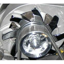 Billet  Chrome plated Aluminum Fan