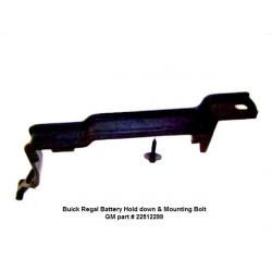 Turbo Buick New Battery Hold down Retainer and Bolt GM