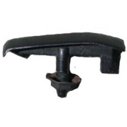 83-1986 Monte Carlo SS Black rear bumper center trim cap