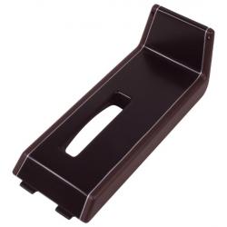 86-87 Console Shift Trim Plate Dark Claret with Silver Trim
