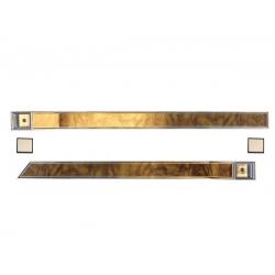 81-86 Buick Regal door panel Escutcheon trim Passenger Side Set, wood grain