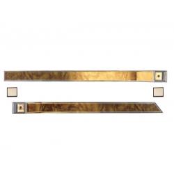 81-86 Buick Regal door panel escutcheon trim kit Driver Side set, wood grain